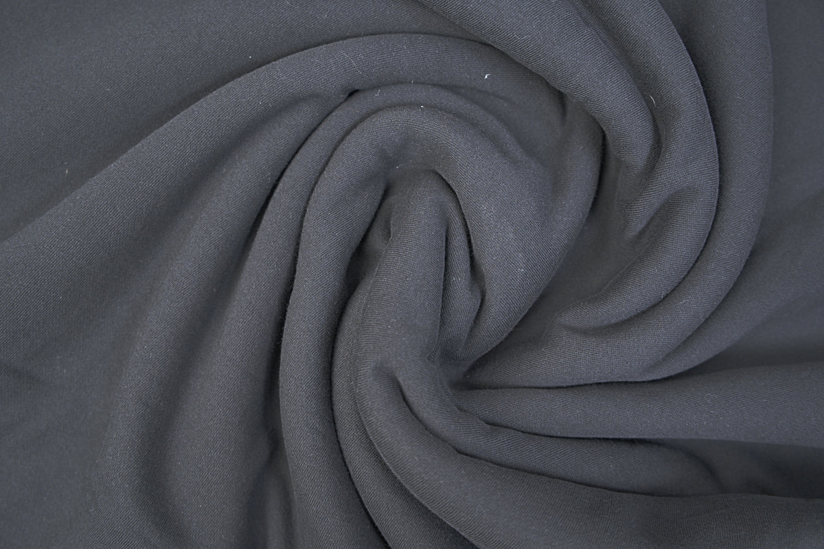Organic Cotton Sweatshirt Fleece & Rib - Basalt