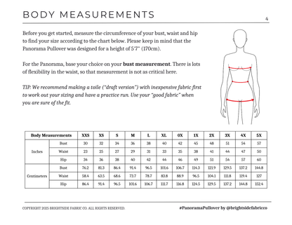 Panorama Pullover Sewing Pattern