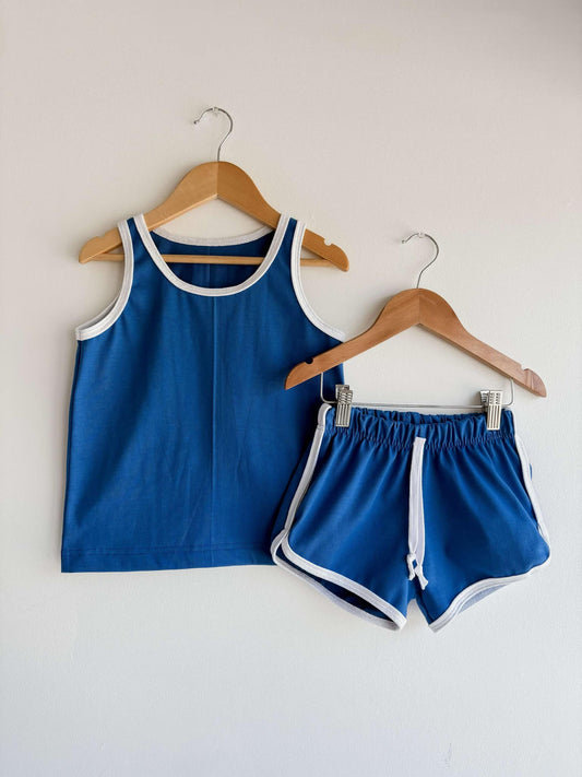 Royal Blue Canadian Milled Cotton Jersey - Midweight