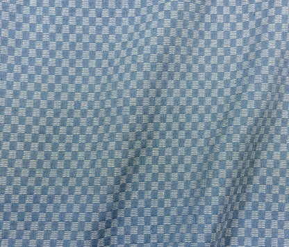 Checkered Denim - Light Wash