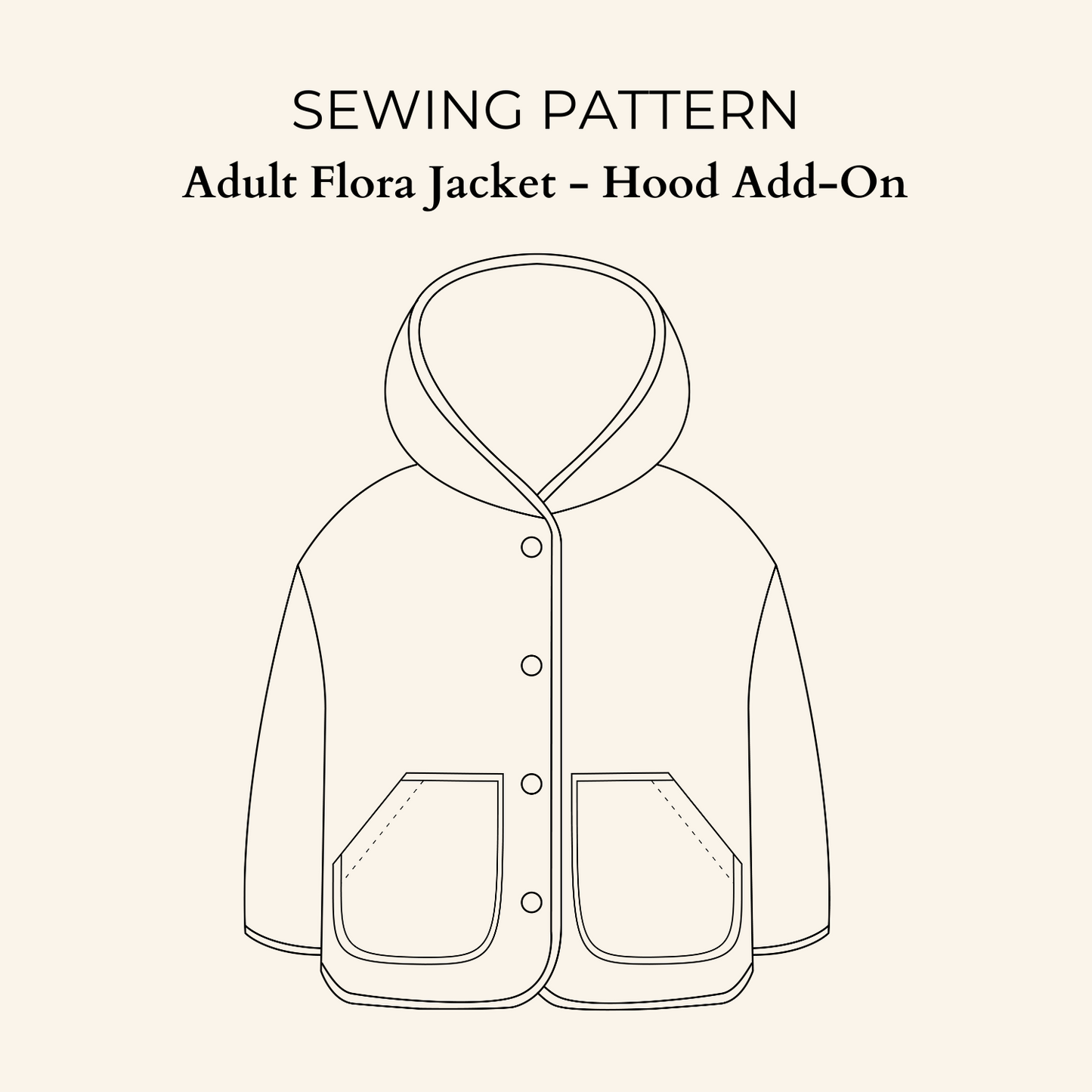 Adult Flora Jacket - Hood Add-On