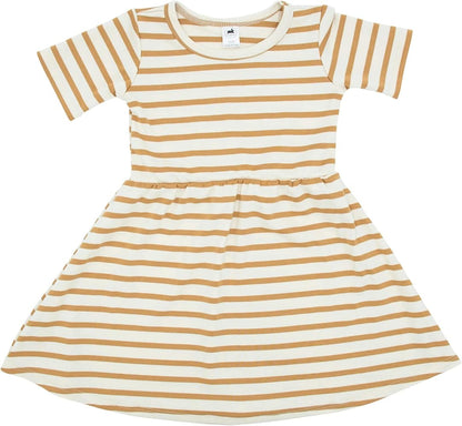 Mustard Stripe Soothe Knit Jersey