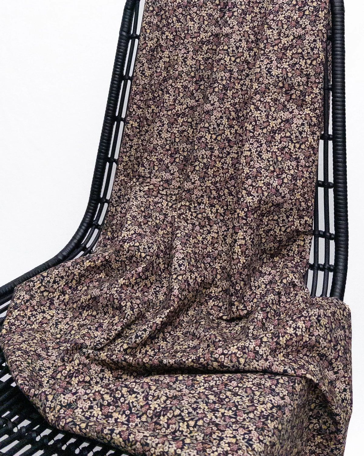 Moody Floral Stretch Cotton/Linen Blend