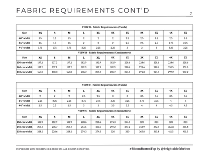 Bloom Button Top and Dress Sewing Pattern