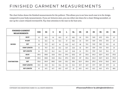 Panorama Pullover Sewing Pattern