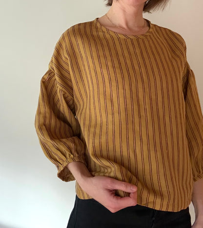 Amber Stripe Linen/Cotton