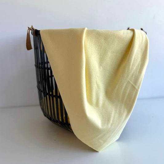 Butter Yellow Canadian Milled Cotton Jersey - Midweight