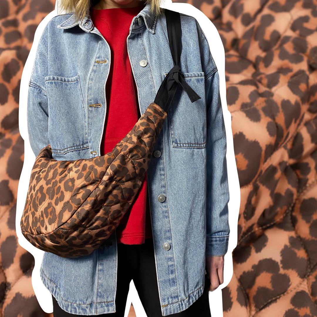 Leopard Quilted Puffer