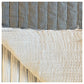 Quilted Double Gauze - Charcoal Stripe/Linen