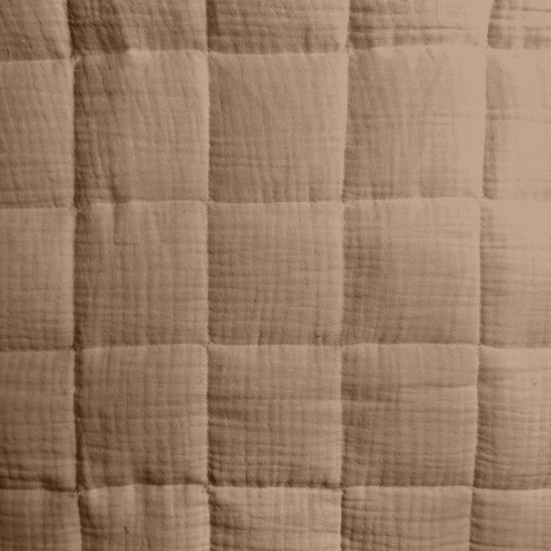 Quilted Double Gauze - Pebble