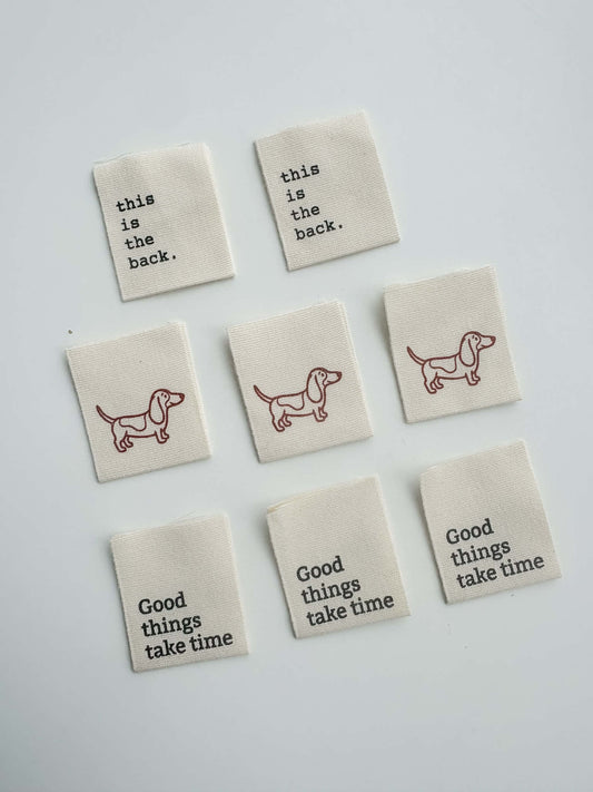Cotton Labels - Puppy Pack