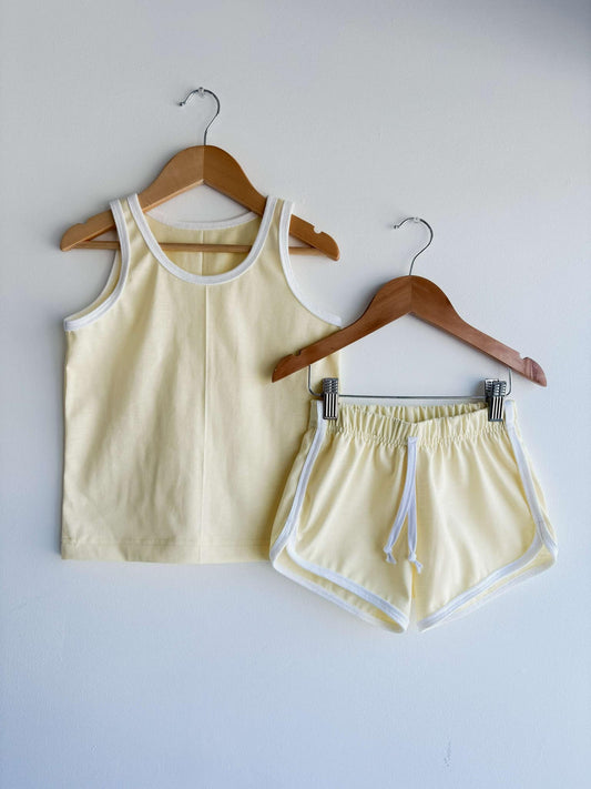 Butter Yellow Canadian Milled Cotton Jersey - Midweight
