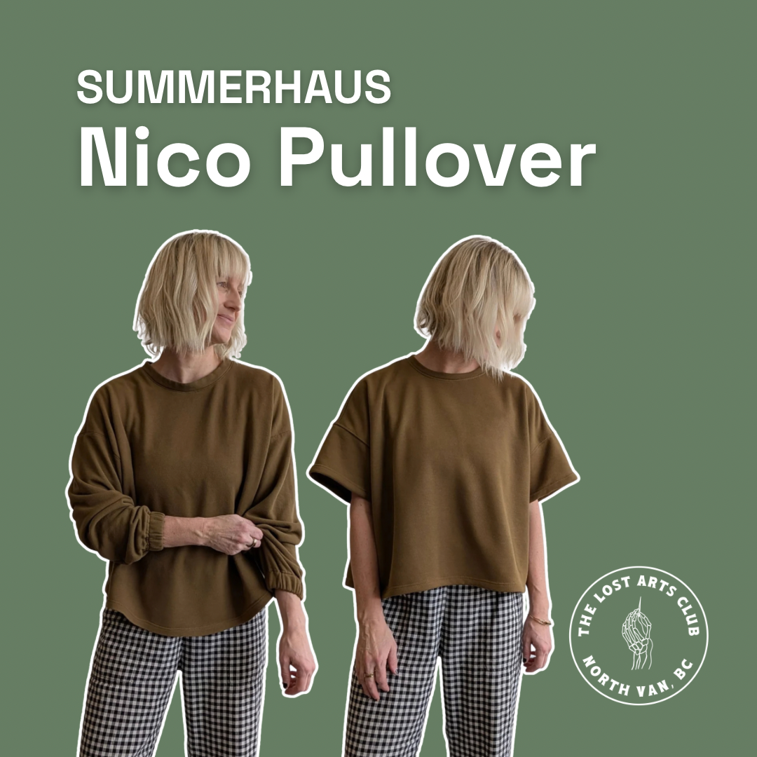 Confident Beginner - Nico Pullover -  Wednesday October 7th