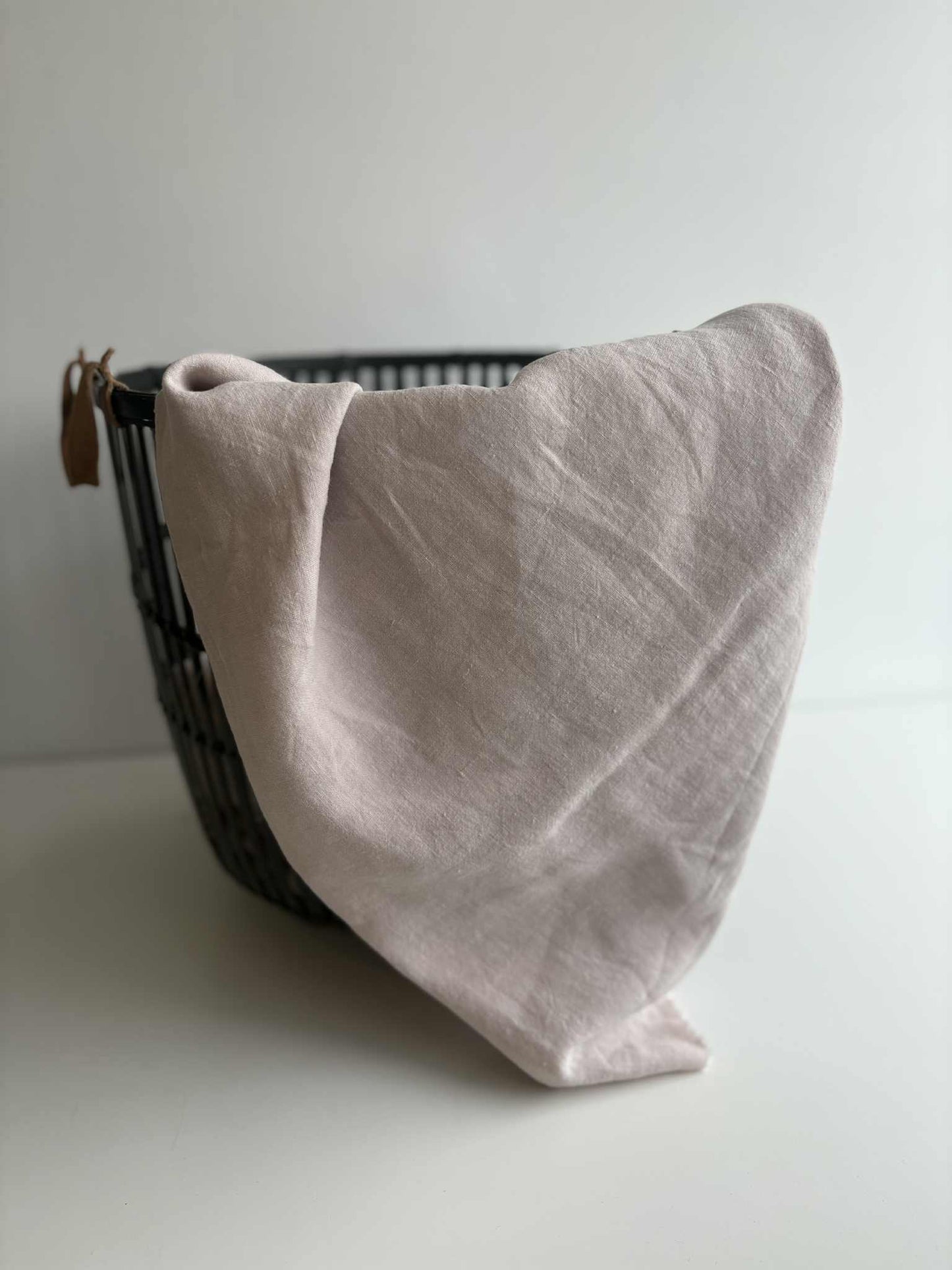 Petal Pink Washed Linen