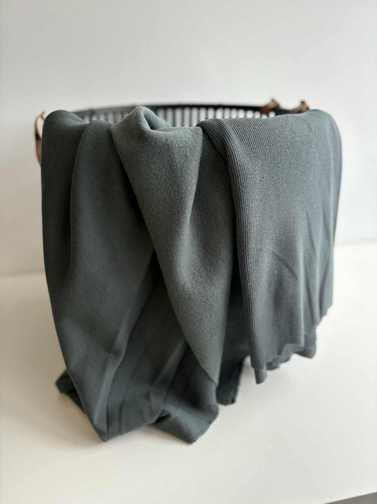 Frost Heavyweight Cotton Fleece & Rib - Spruce