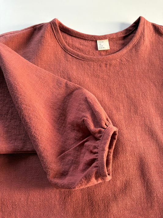 Stonewashed Ramie - Terracotta