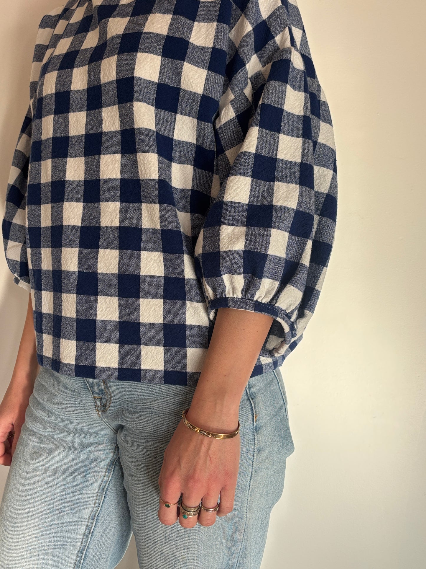 Farmhouse Checks - Navy