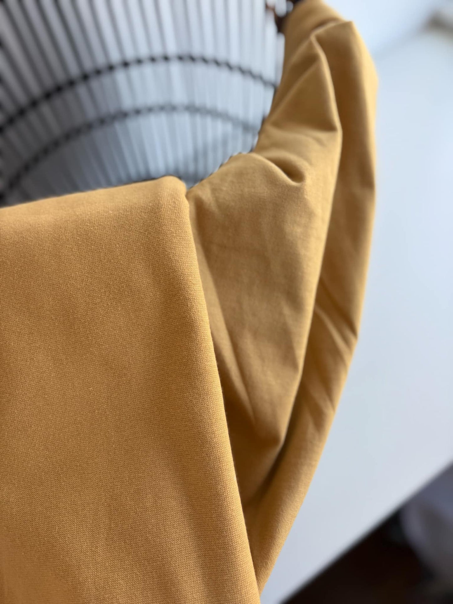 Goldenrod Canadian Milled Cotton Jersey & Rib