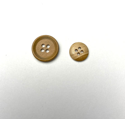 Boutons en bois d'olivier