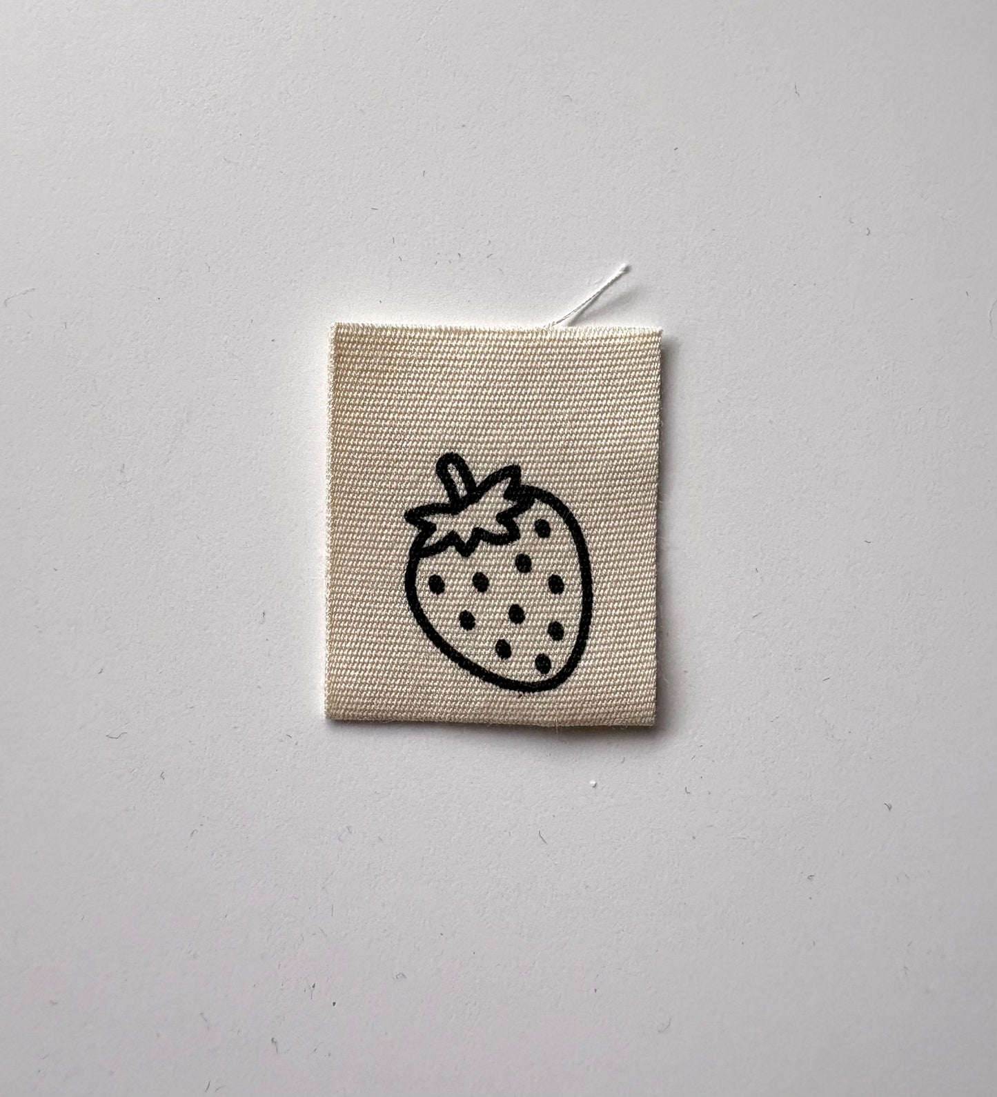 Cotton Labels - Strawberries