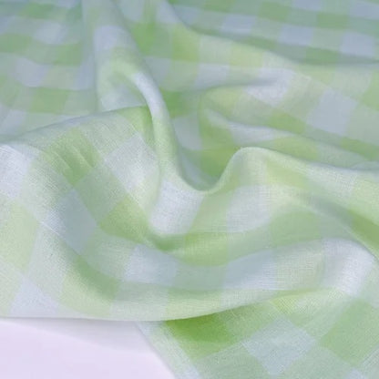Lime Crush Yarn Dyed Linen/Cotton Blend