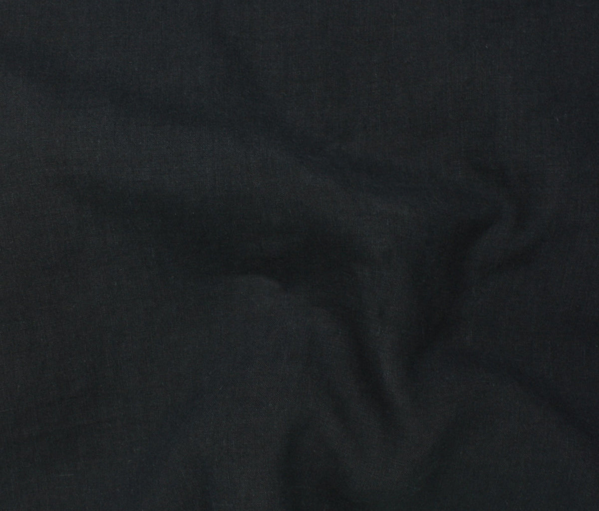 Black Washed Linen