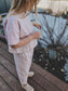 Lavender Canadian Milled Cotton Jersey & Rib