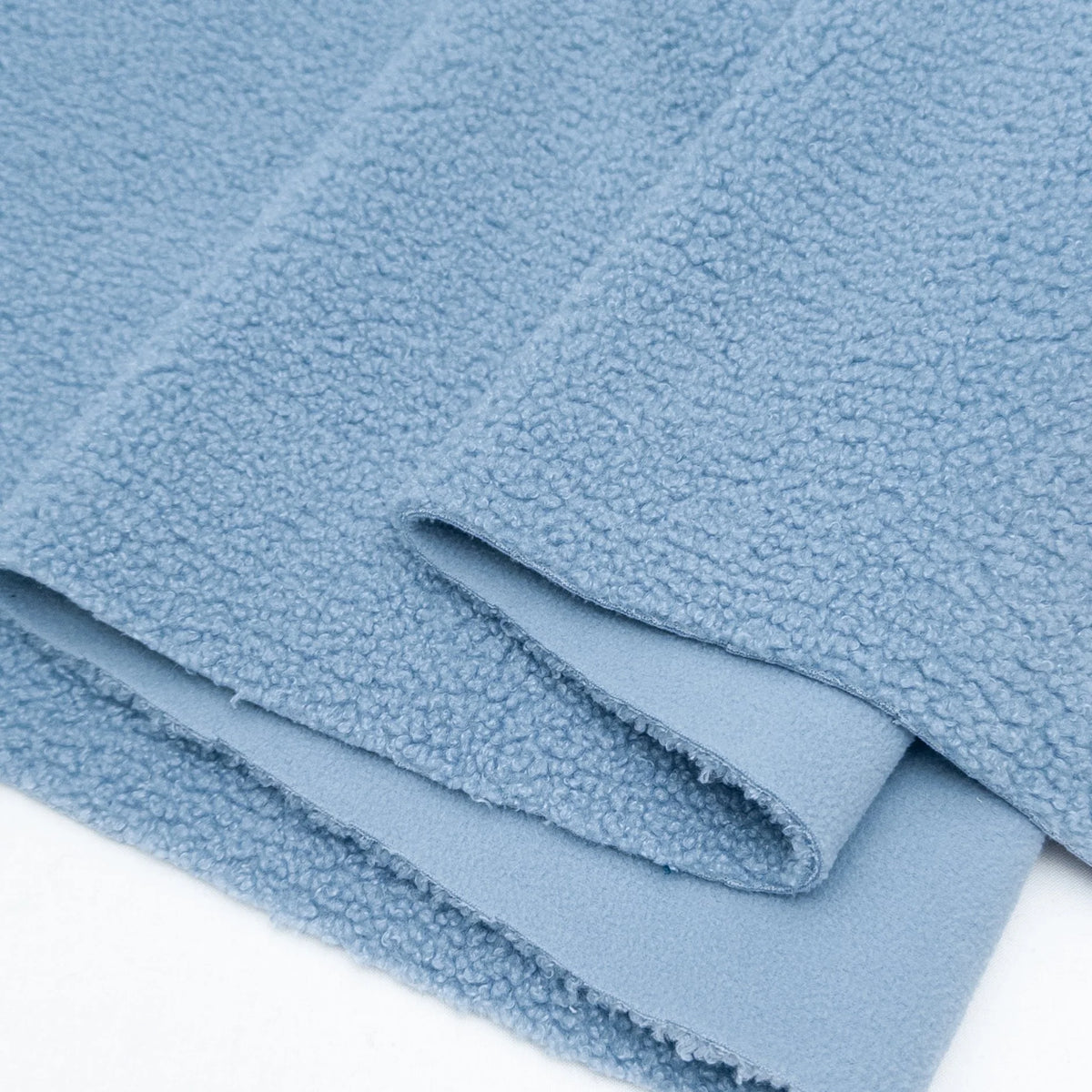 Fleece Backed Sherpa - Chambray