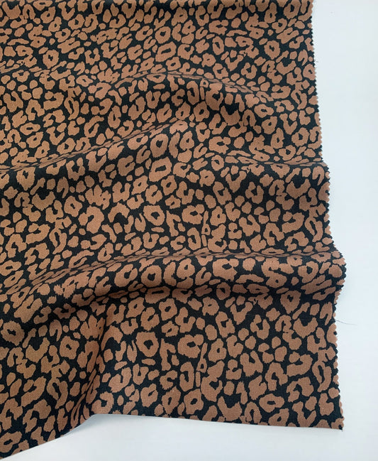 Mocha Leopard Tencel