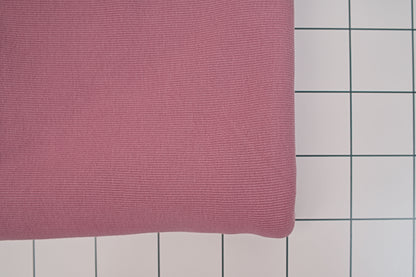 Organic Cotton Sweatshirt Fleece & Rib - Sea Rose