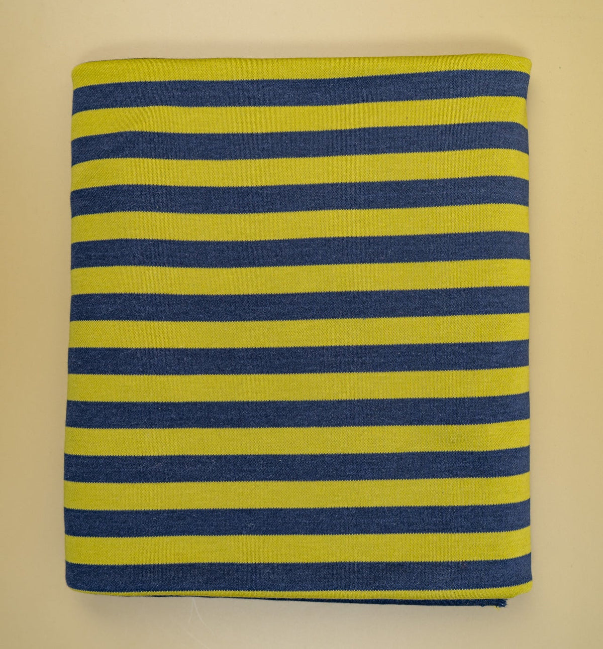 Striped Cotton Jersey - Navy/Pistachio