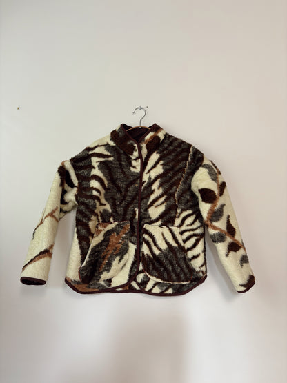 Leopard Flora Jacket Sample - Small