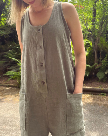 Stonewashed Ramie - Bay Leaf