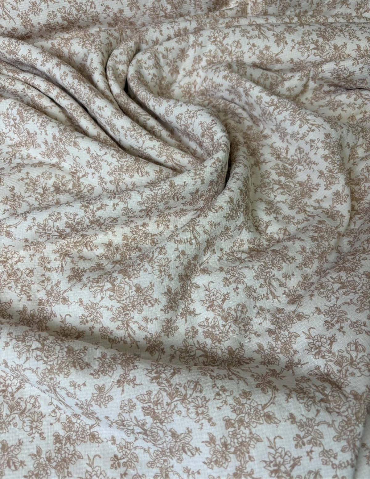 Cottage Floral Jacquard Cotton - Vintage Garden