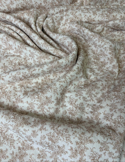 Cottage Floral Jacquard Cotton - Vintage Garden