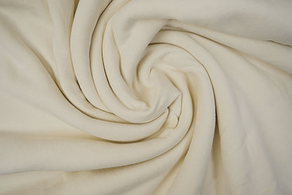 Organic Cotton Sweatshirt Fleece & Rib - Oyster