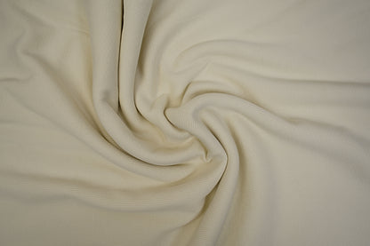Organic Cotton Sweatshirt Fleece & Rib - Oyster
