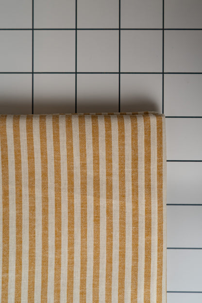 Hemp/Organic Cotton Stripe - Honey