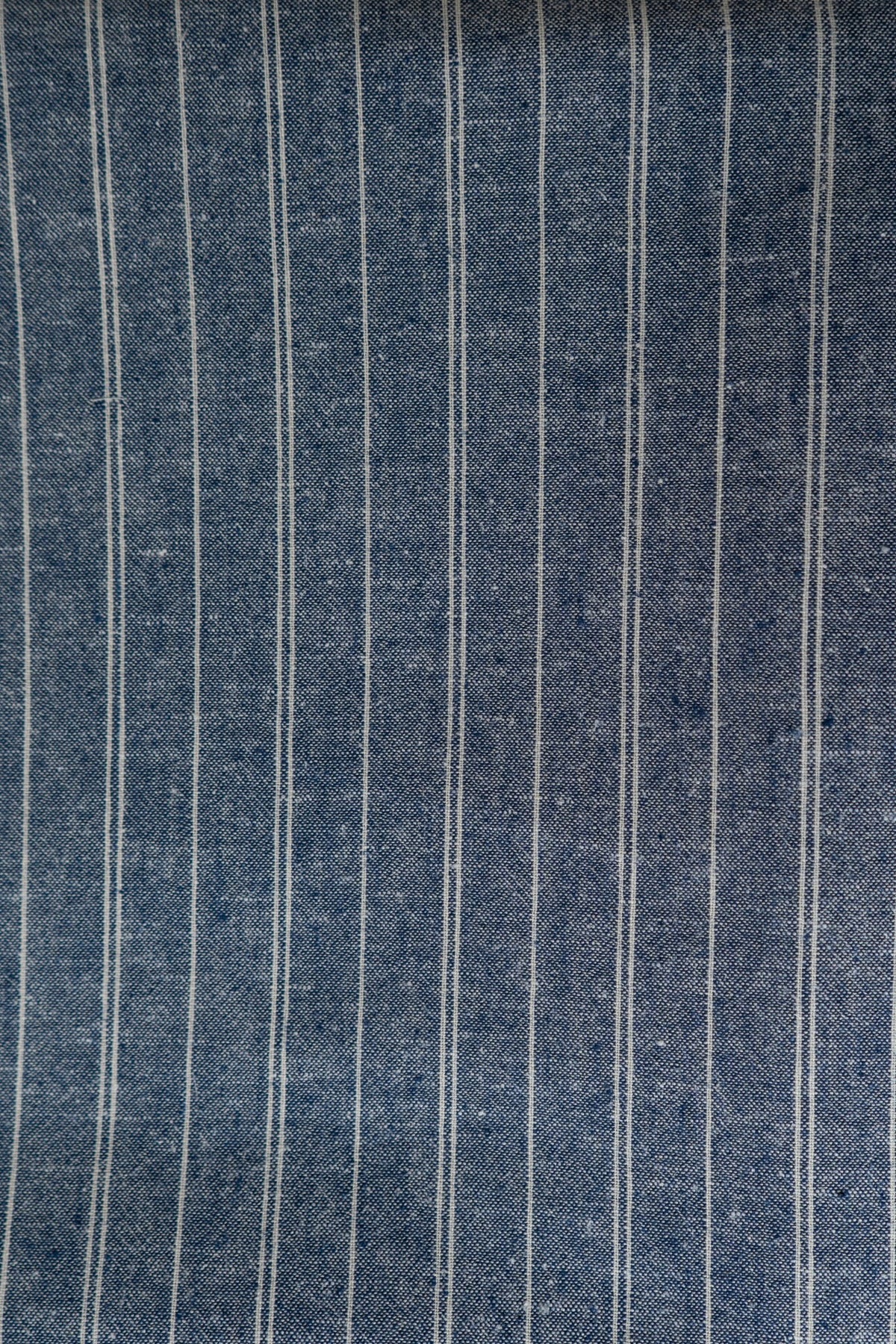 Hemp/Organic Cotton Stripe Chambray - Denim