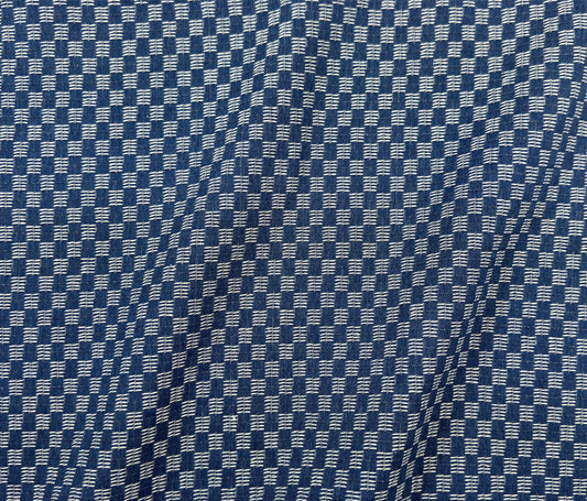 Checkered Denim - Dark Wash