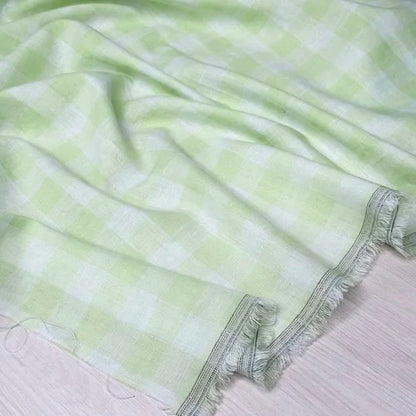 Lime Crush Yarn Dyed Linen/Cotton Blend