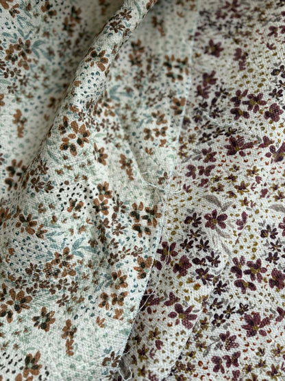 Vintage Floral Cotton Jacquard - Meadow