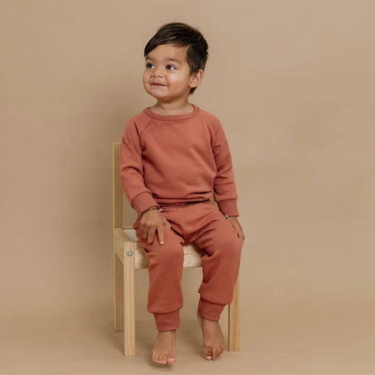 Brick Soothe Knit Fleece & Rib