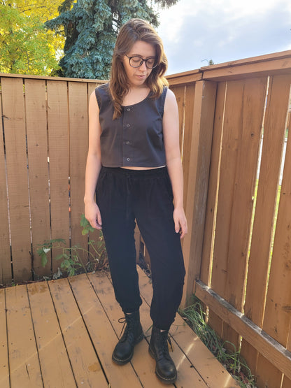 Bloom Button Top and Dress Sewing Pattern