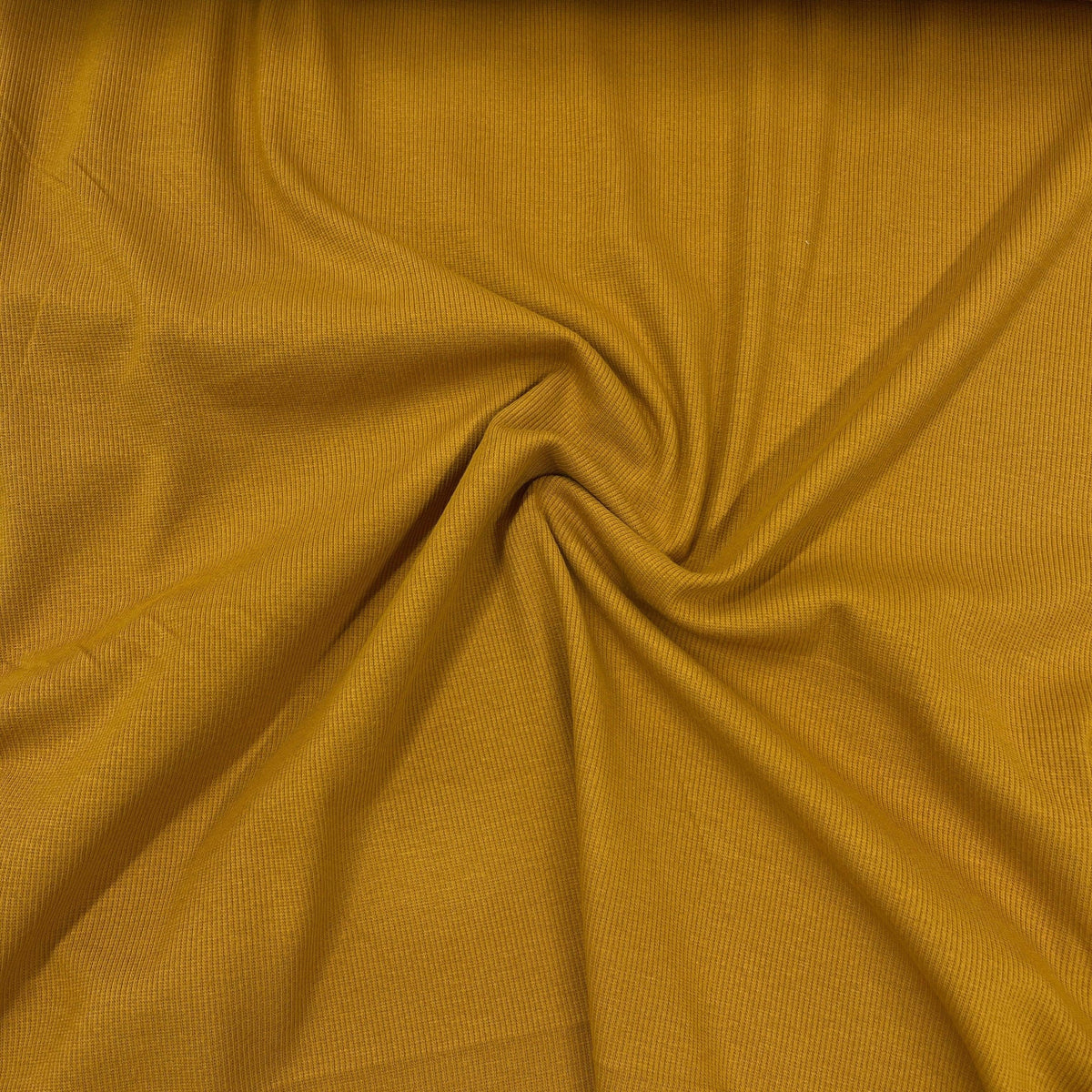 Organic Cotton Spandex Rib - Mustard