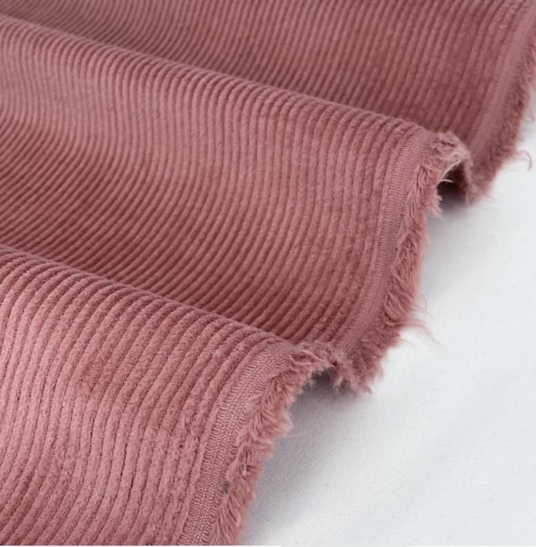 rose corduroy fabric