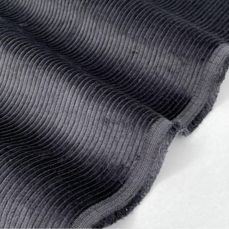 charcoal corduroy fabric