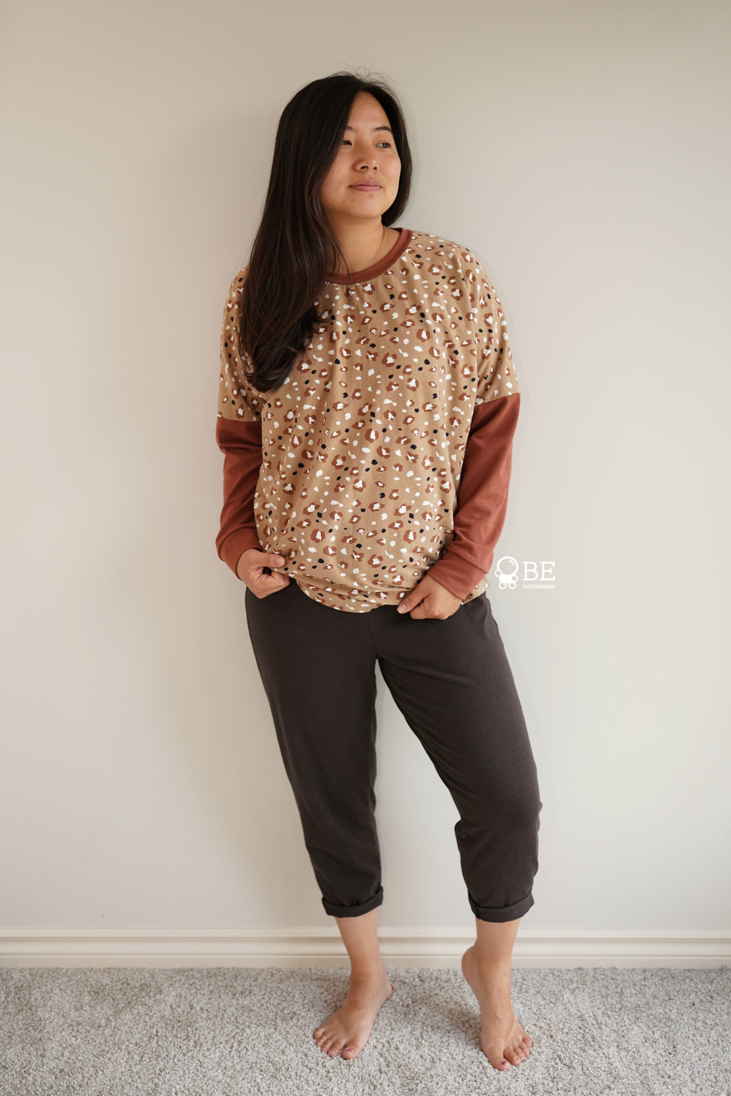 modelling longsleeve